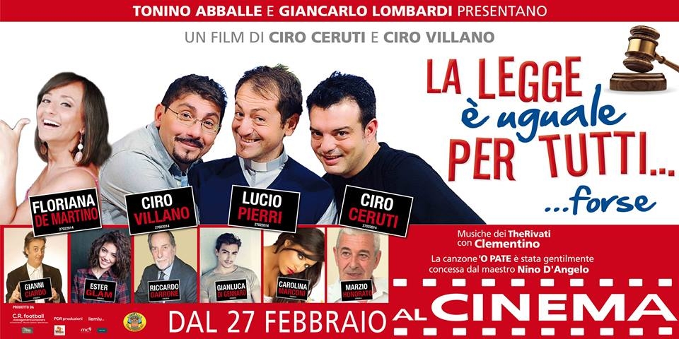 Arriva al cinema il nuovo film di Ciro Ceruti e Ciro Villano