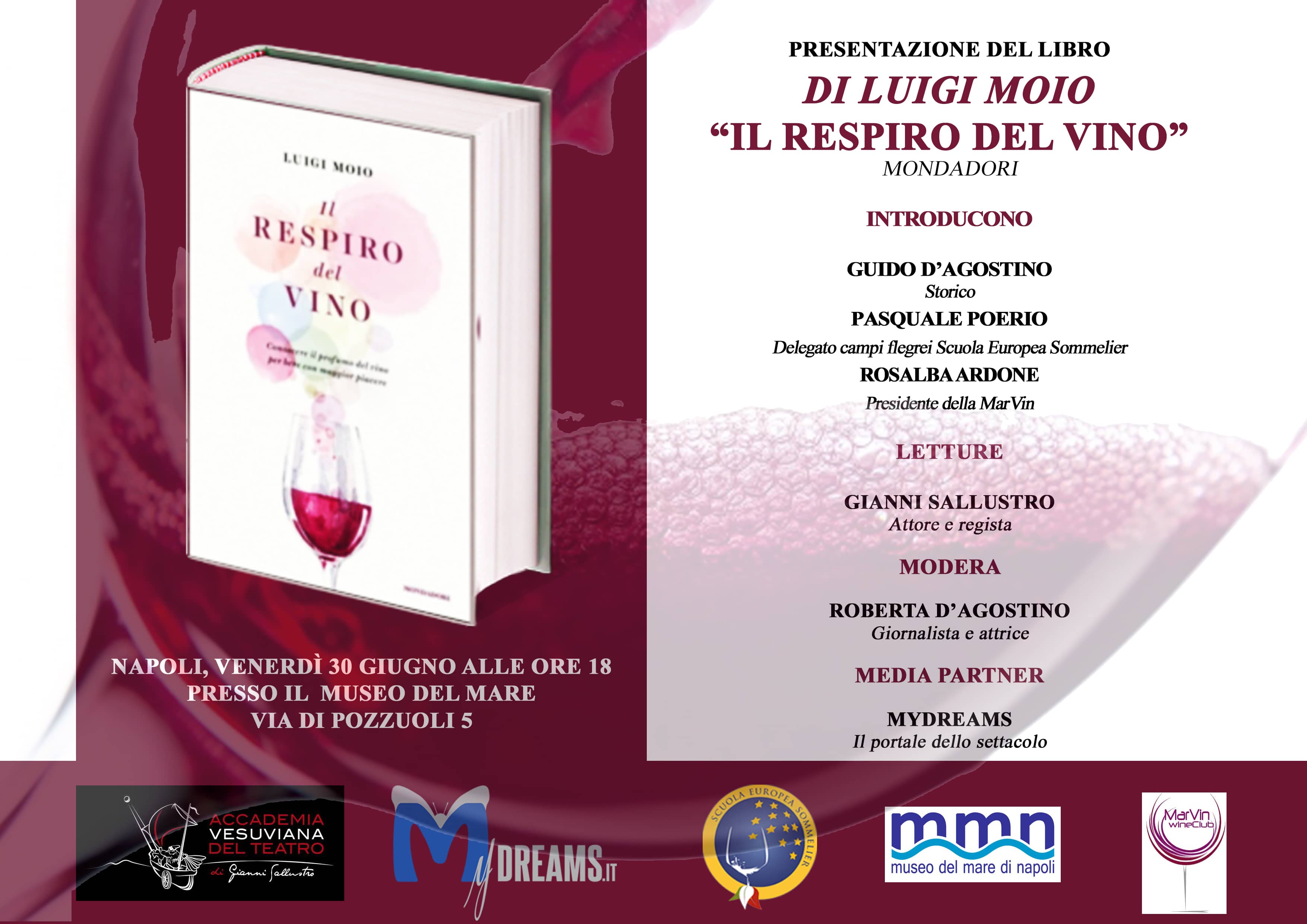 Il Respiro del vino”, Luigi Moio presenta il suo ultimo libro a Catania –  Barone di Villagrande