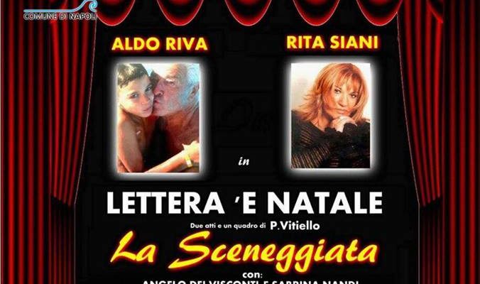 Al Teatro Totò, Rita Siani e Aldo Riva in “Lettera ‘e Natale”