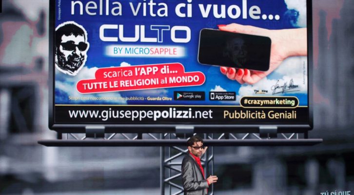 Giuseppe Polizzi: «sono il genio della pubblicità»