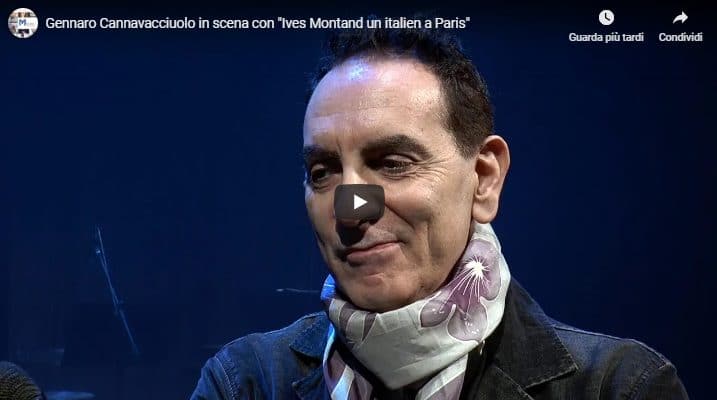 Gennaro Cannavacciuolo in scena con “Ives Montand Un italien a Paris”