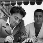 Federico Fellini e Alberto Sordi: due grandi del cinema mondiale