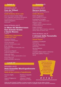 Tutto pronto per la terza edizione del Festival della Musica Popolare del Sud Italia (programma festival musica popolare 212x300)