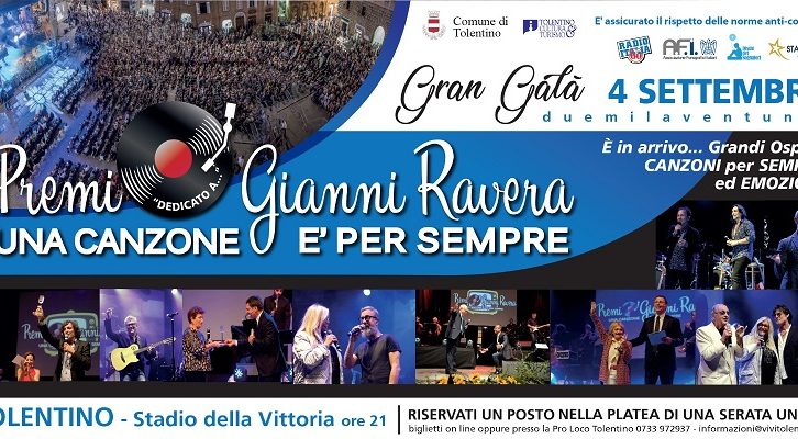 Premio Ravera 2021: “Una canzone è per sempre”: evento in memoria di Gianni Ravera