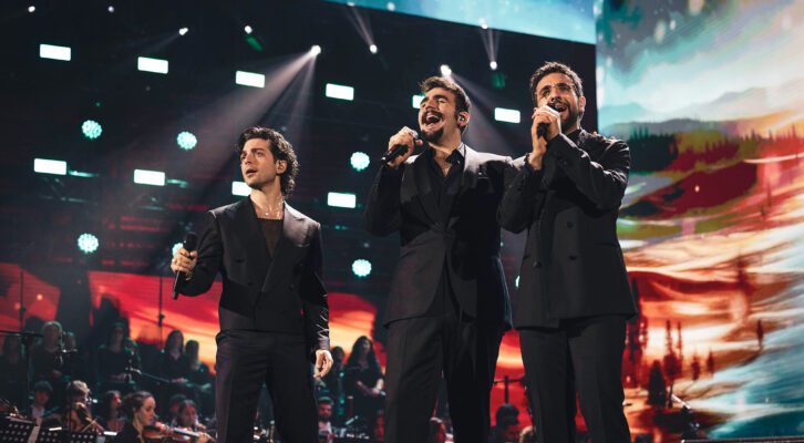 Grande successo per Il Volo in concerto davanti alla Reggia di Caserta