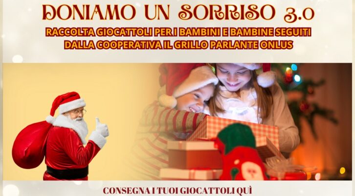 Doniamo un Sorriso 3.0: nuova campagna solidate per il Natale 2024