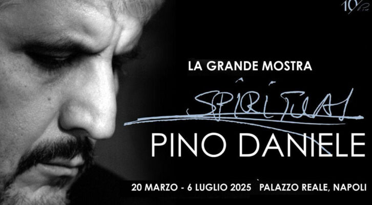 Spettacoli, musica, eventi... (Pino Daniele. Spiritual locandina Ph. Priscilla Benedetti b 726x400)